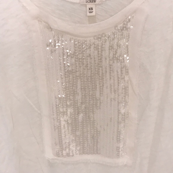J. Crew tank top with sequins - Picture 3 of 4
